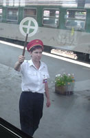 train lady
